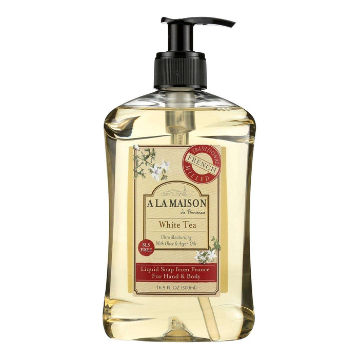 A La Maison French Liquid Soap - White Tea, 16.9 Fl Oz