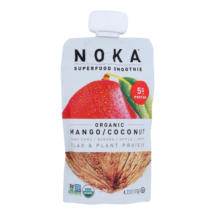 Noka Superfood Mango Coconut Blend (Pack of 6 - 4.22 Oz.)