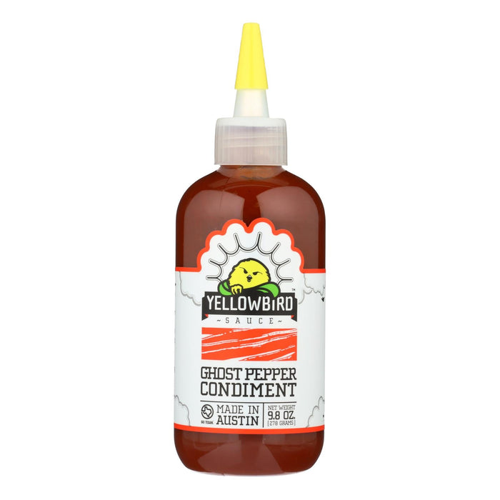 Yellowbird Ghost Pepper Sauce: Blazing Heat, Pack of 6 - 9.8 Oz.