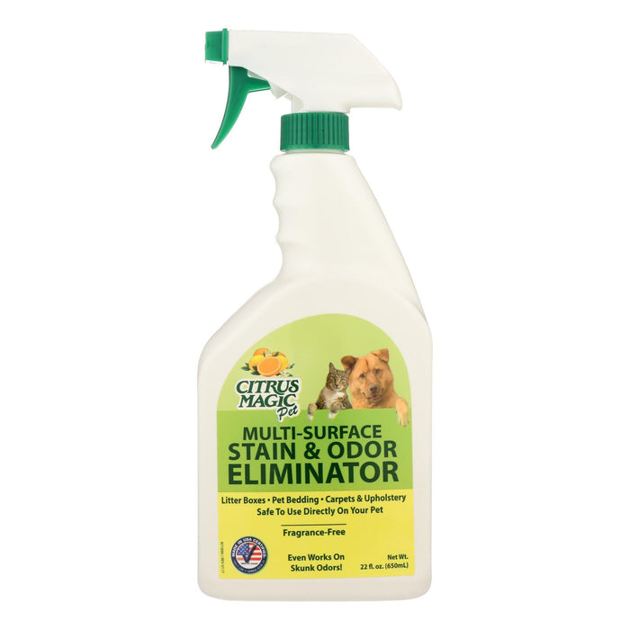 Citrus Magic Pet Odor Eliminator Trigger Spray, 22 Fl. Oz.