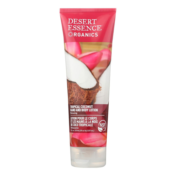 Desert Essence Tropical Coconut Hand and Body Lotion (8 Fl Oz)