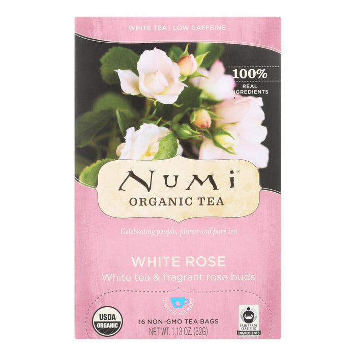 Numi White Rose White Tea (6-Pack, 16 Tea Bags)