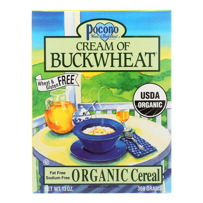Pocono Organic Cream of Buckwheat (Pack of 6 - 13 Oz.)