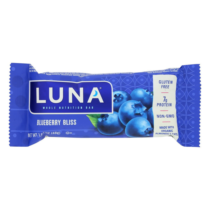Clif Bar Luna Organic Blueberry Bliss, 1.69 Oz. (Pack of 15)