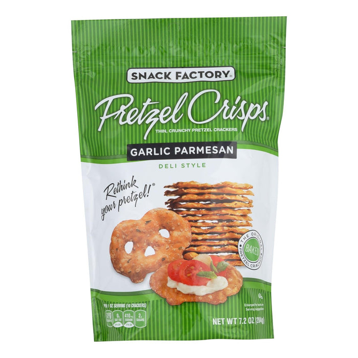 Snack Factory Garlic Parmesan Pretzel Crisps (12 - 7.2 Oz. Bags)