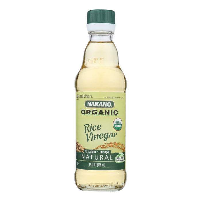 Nakano Organic Natural Rice Vinegar, 6 Pack of 12 Ounces