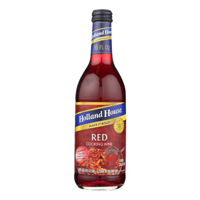 Holland House Red Cooking Wine - 16 Oz, Case of 12