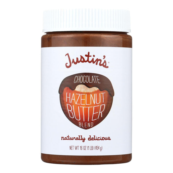 Justin's Organic 16 oz. Chocolate Hazelnut Butter (Pack of 6)