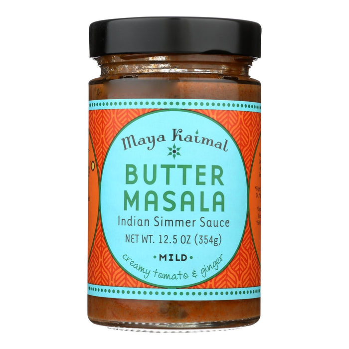 Maya Kaimal Premium Butter Masala Simmer Sauce (Pack of 6 - 12.5 Oz.)