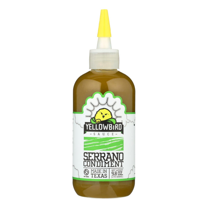 Yellowbird Serrano Hot Sauce (Pack of 6 - 9.8 Oz.)