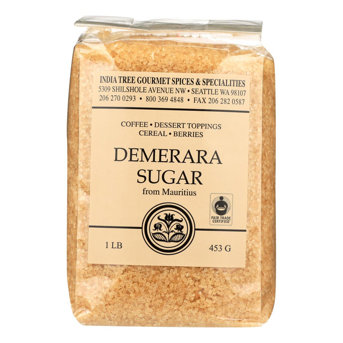 India Tree Demerara Gourmet Sugar 6-Pack, 16 Oz.
