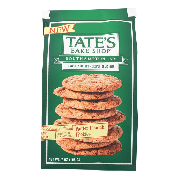Tate's Bake Shop Butter Crunch Cookies, 7 Oz. Pack of 12