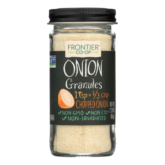 Frontier Herb White Onion Granules, 2.29 Oz