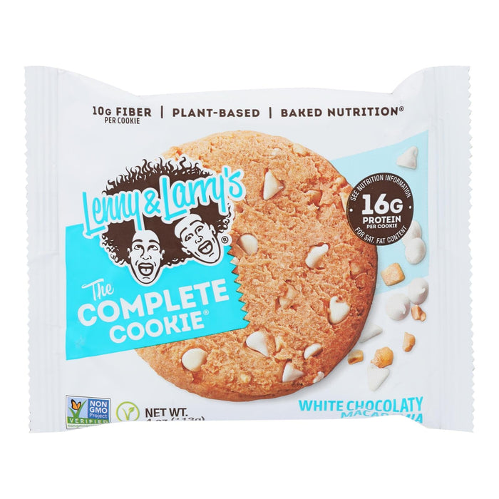 Lenny & Larry's The Complete Cookie - White Chocolate Macadamia - 4 Oz - 12-Pack