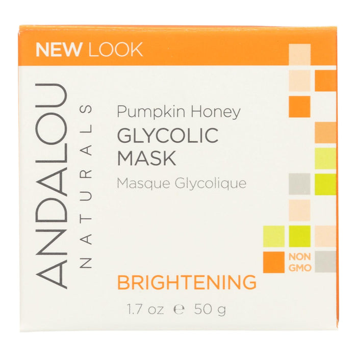 Andalou Naturals Glycolic Brightening Pumpkin Honee Mask (1.7 Fl Oz)