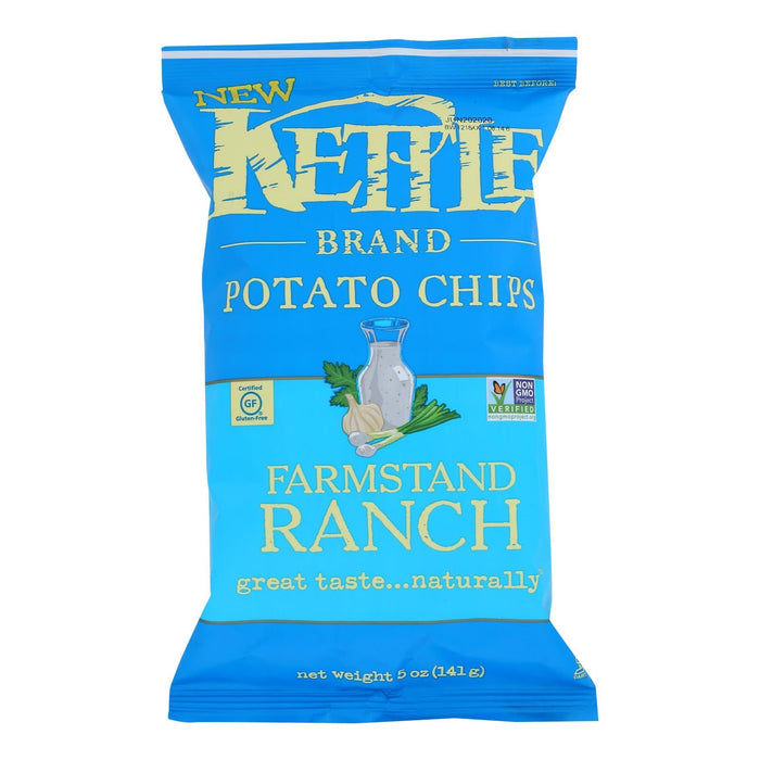 Kettle Brand 5 Oz. Farmstand Ranch Potato Chips (Pack of 15)