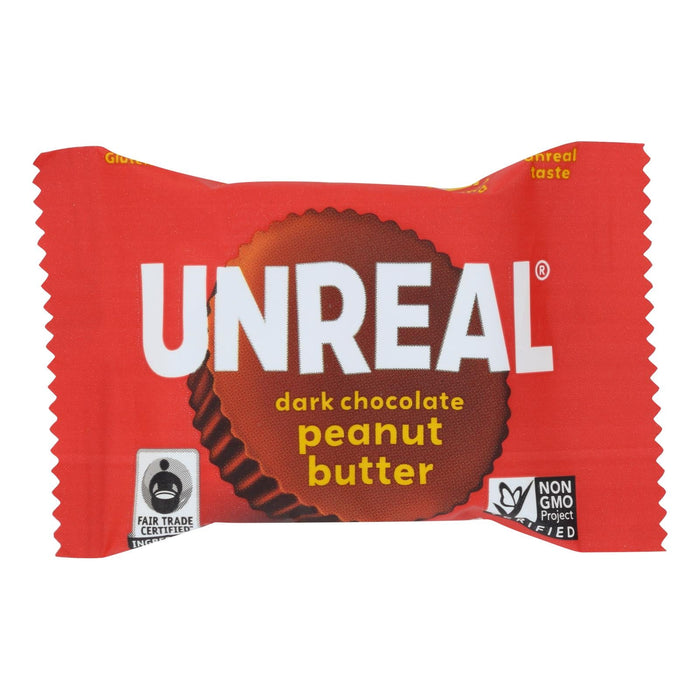 Unreal Dark Chocolate Peanut Butter Cups (Pack of 40)