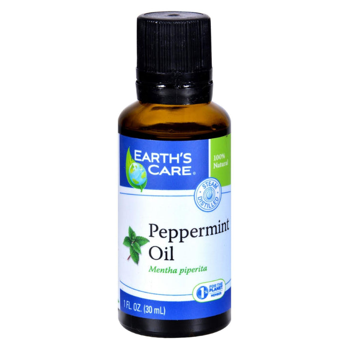 Earth's Care 100% Pure Natr Peppermint Essential Oil, 1 Fl Oz