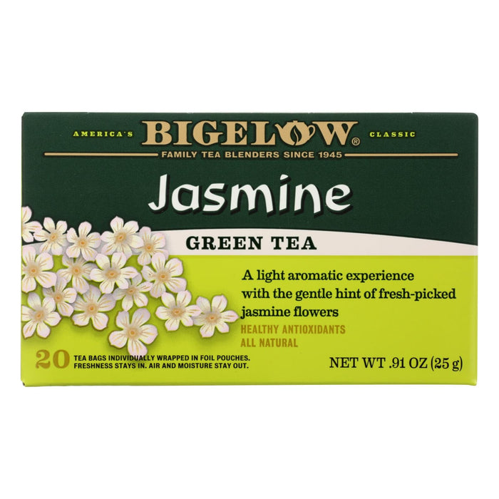 Bigelow Jasmine Green Tea Bags, Pack of 6