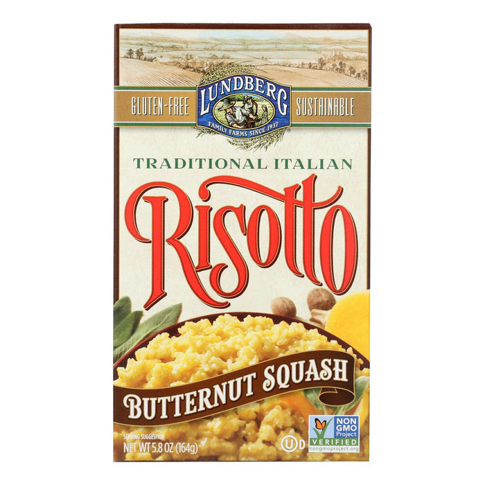 Lundberg Butternut Squash Risotto, 6 x 5.8 Oz Packs, Easy Meal Solution