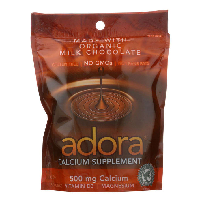 Adora Milk Chocolate Disks for Baking and Snacking (Pack of 30)