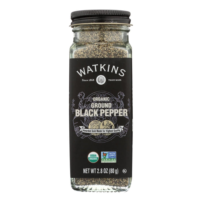 Watkins Ground Black Pepper (Pack of 1 - 2.8 Oz.)