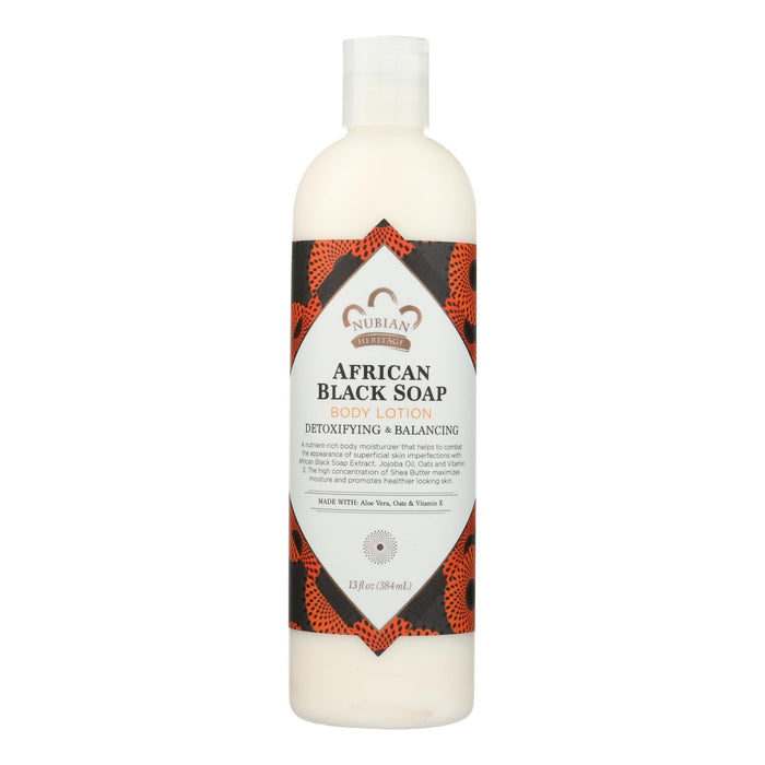 Nubian Heritage African Black Soap Body Lotion (13 Fl. Oz.)