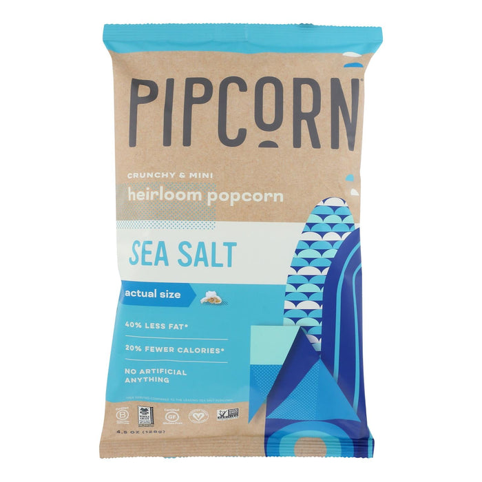 Pipcorn Mini Popcorn - Sea Salt (12-Pack) - 4 Oz.