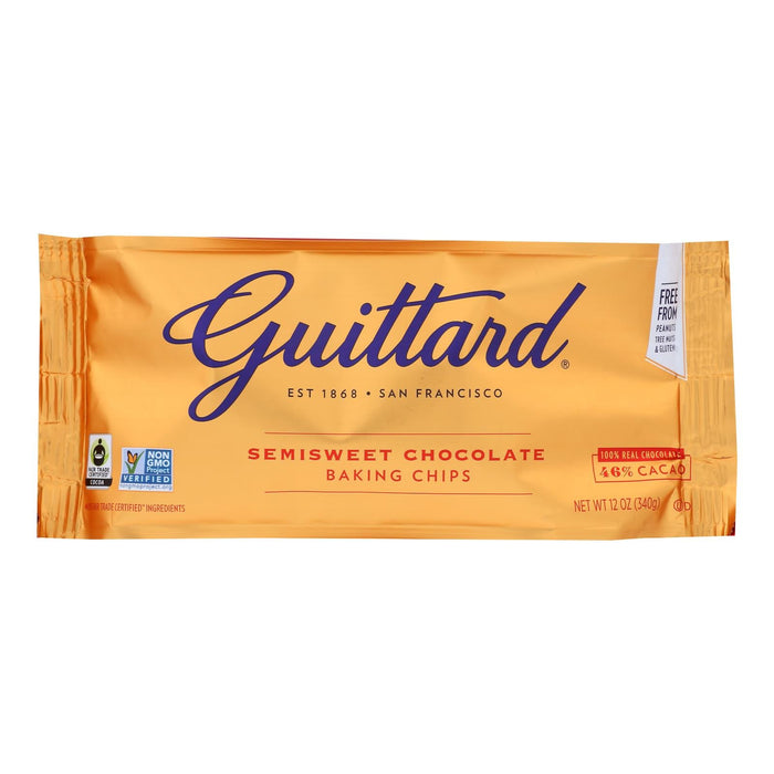 Guittard Semi-Sweet Baking Chocolate, 12 Ounce (Pack of 12)