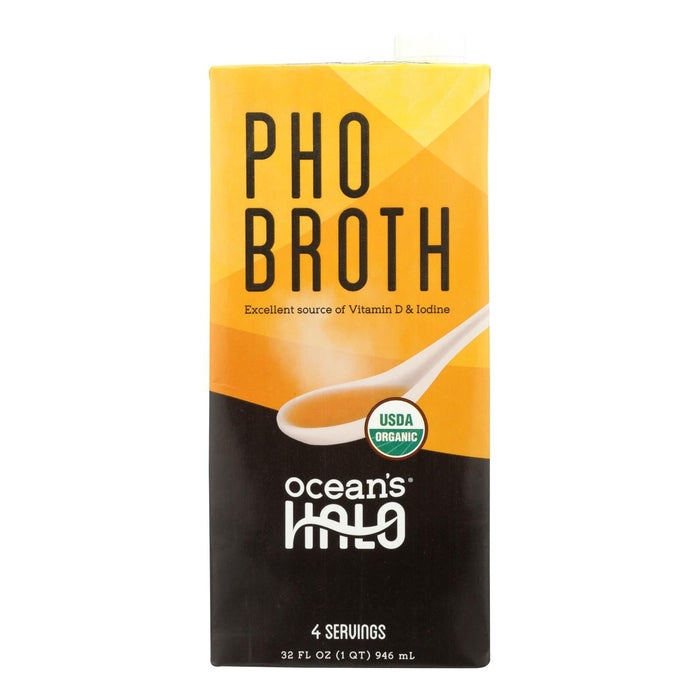 Ocean's Halo Chicken Pho Broth, 6-Pack (32 Fl Oz Each)