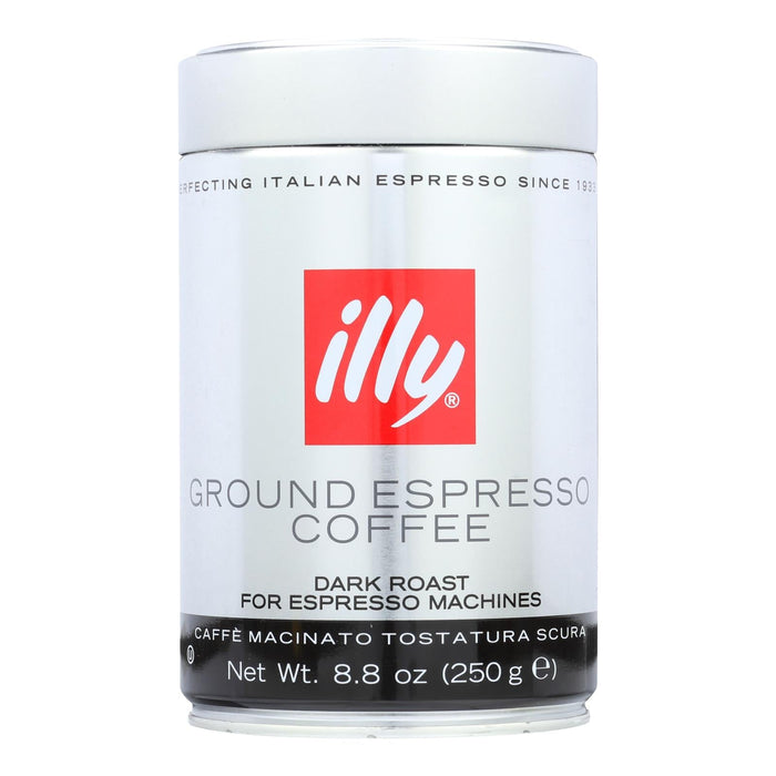 Illy Caffe Dark Roast Espresso Ground Coffee - 8.8 Oz Pack of 6