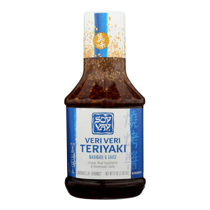 Soy Vay Veri Teriyaki Marinade and Sauce (6 x 21 Fl Oz.)
