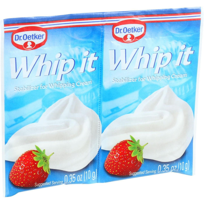 Dr. Oetker Organics Whip It 30-Pack: Whipped Cream Charger for Professional Grade Whippers
