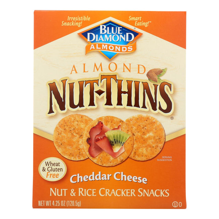 Blue Diamond Nut Thins Cheddar Cheese Family Pack (Pack of 12 - 4.25 Oz.)