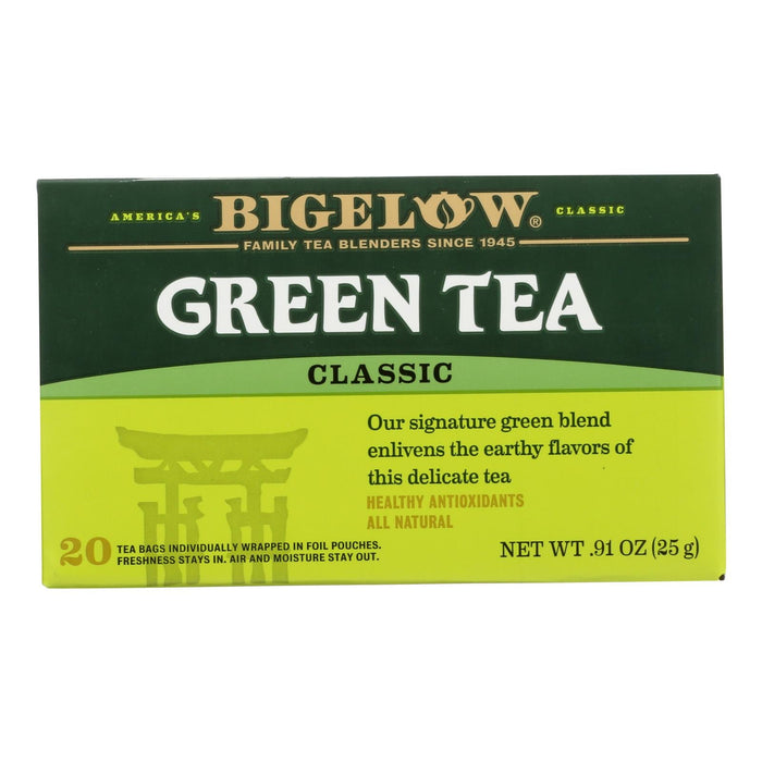 Bigelow Classic Green Tea, Pack of 6 - 20 Tea Bags