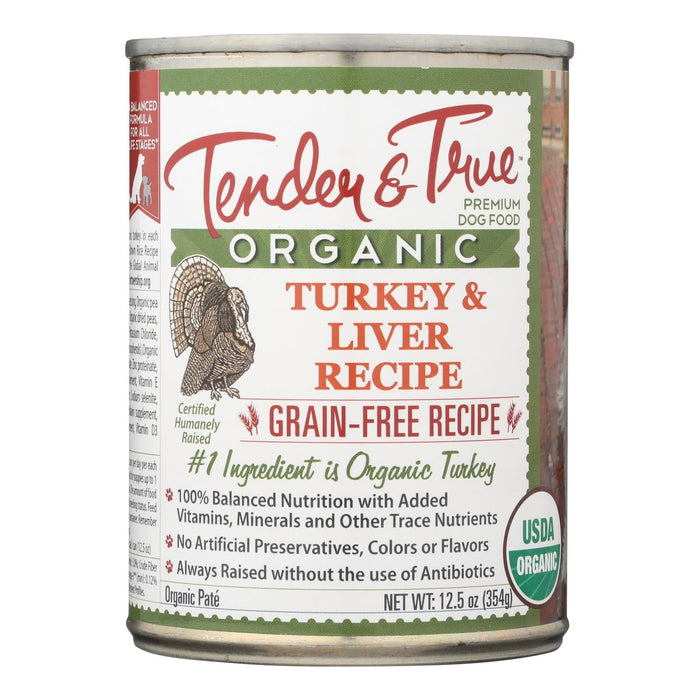 Turkey and Liver Dry Cat Food | Tender & True | Case of 12, 12.5 Oz.