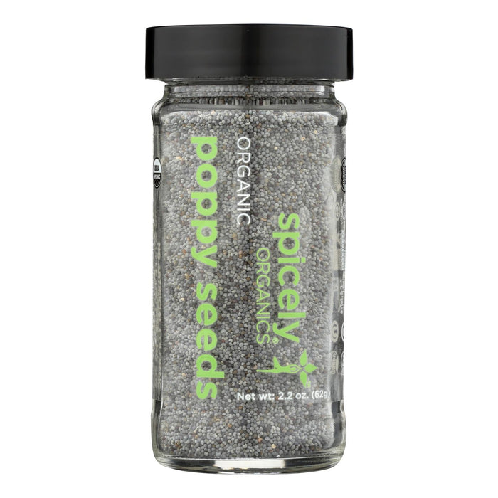 Spicely Organics Poppy Seeds, 3 Pack (2.2 Oz. Each)