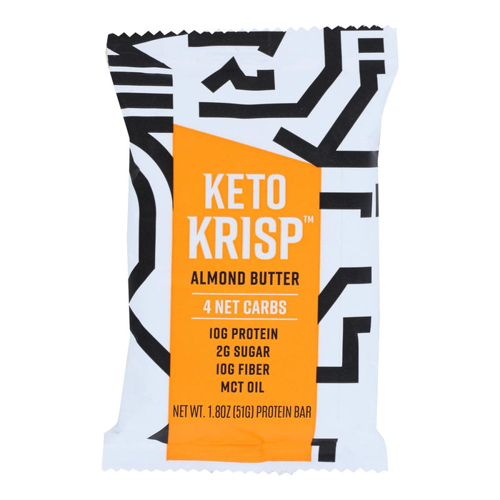 Keto Krisp Bar Almond Butter (Pack of 12 - 1.8 Oz.)