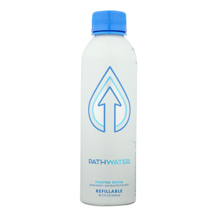 Pathwater Purified Water: Refreshment on-the-Go in Reusable Bottles (12 x 20.3 fl oz)