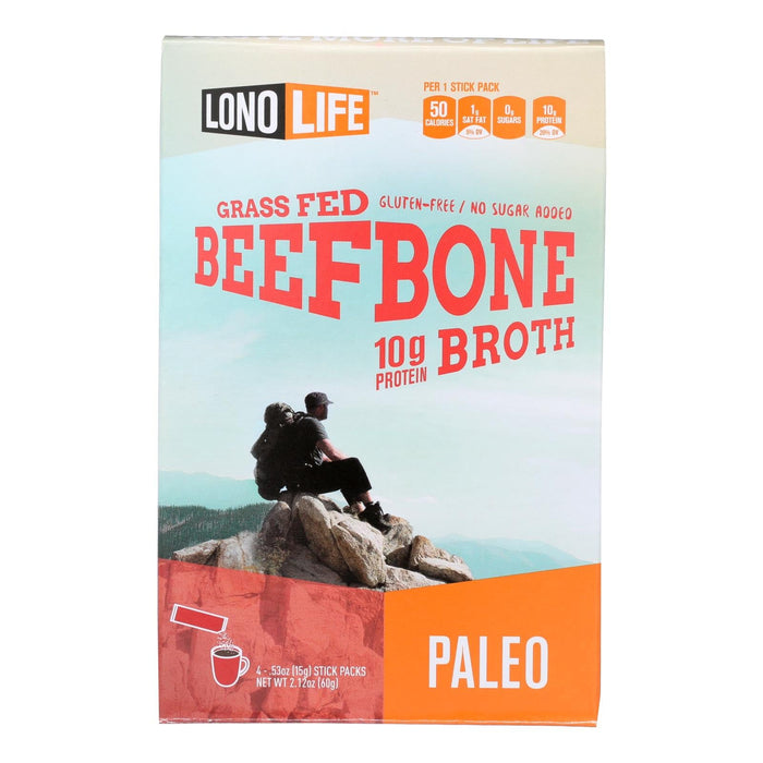 Lonolife Beef Bone Broth, 6 Pack x 4.53 Oz.