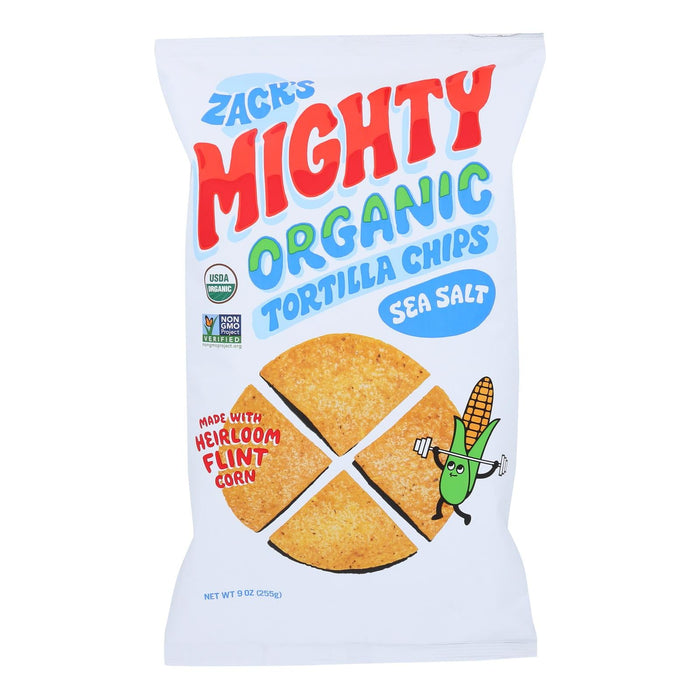 Zack's Mighty Tortilla Chips (Pack of 9 - 9oz)