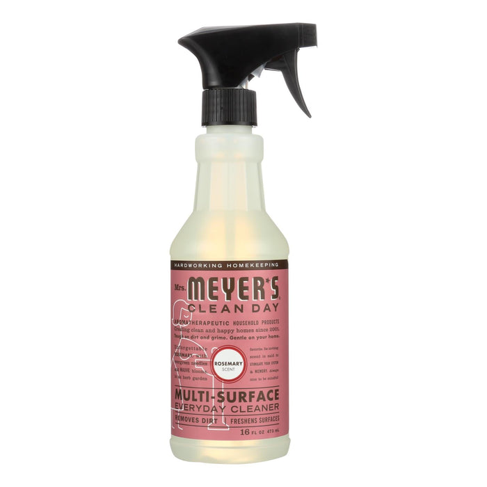 Mrs. Meyer's Clean Day Rosemary Multi-Surface Everyday Cleaner, 16 Fl Oz (Pack of 6)
