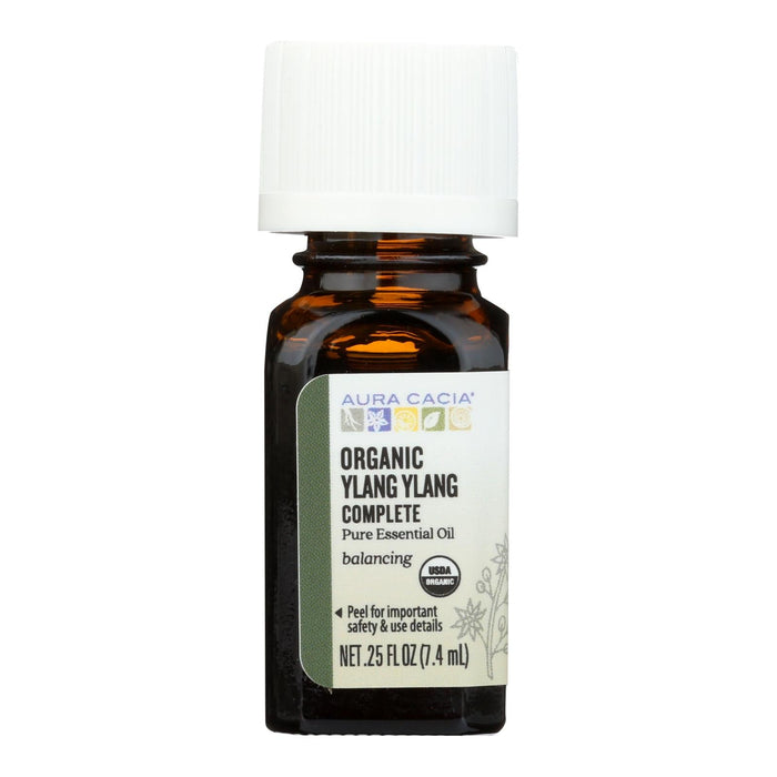 Aura Cacia Ylang Ylang Essential Oil - 0.25 Fl Oz