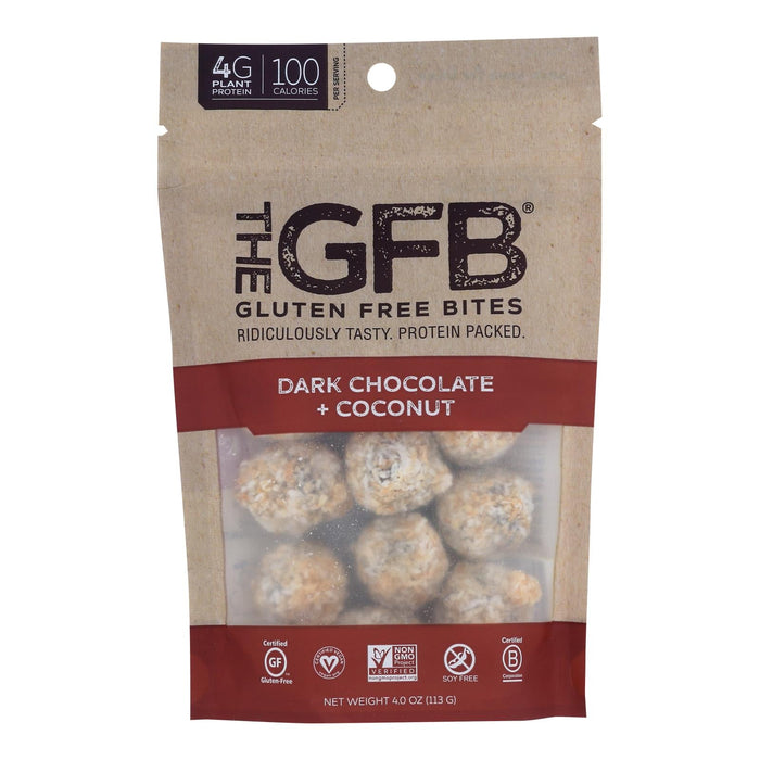 Gluten-Free Bites Dark Chocolate with Coconut (Pack of 6 - 4 Oz.)