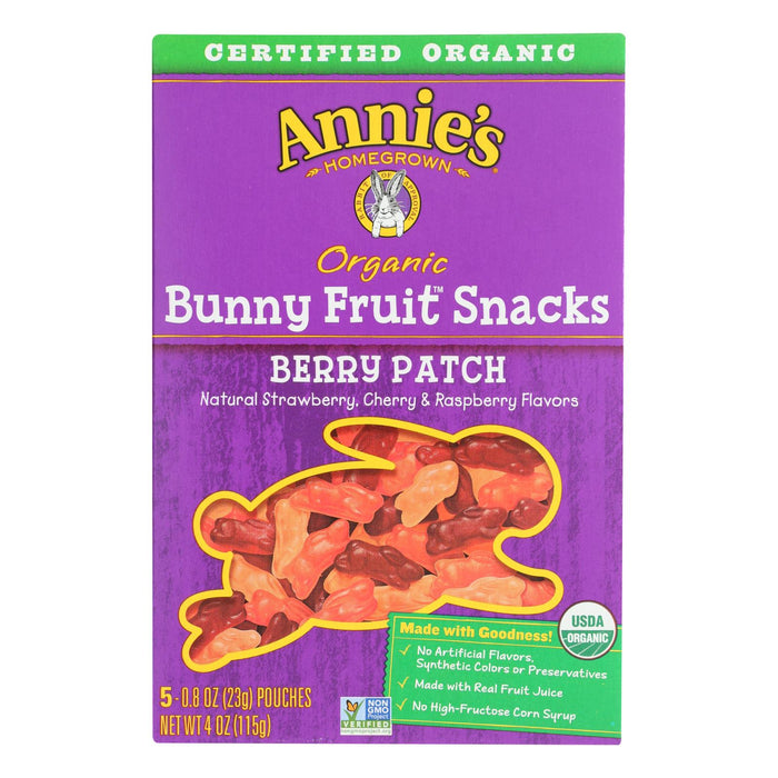 Annie's Homegrown Organic Fruit Snacks, Berry Patch, 4 Oz. (Pack of 10)