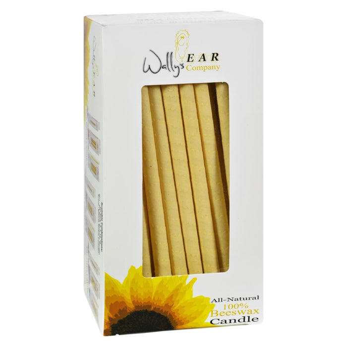 Wally's Natural Products Premium 100% Beeswax Candles (Pack of 75)