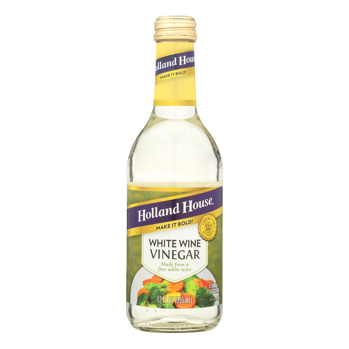 Holland House White Wine Vinegar (Pack of 6 - 12 Fl Oz)