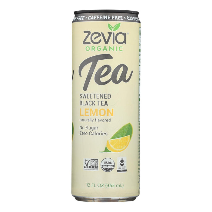 Zevia Organic Sweetened Black Tea 12-Pack, 12 Fl. Oz. Cans