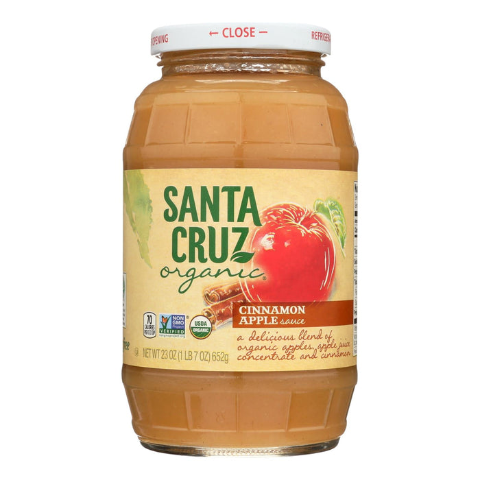 Santa Cruz Organic Cinnamon Apple Sauce (12-Pack, 23 oz. Each)