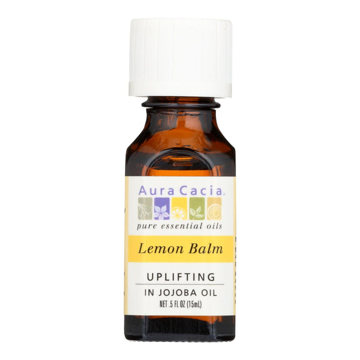 Aura Cacia Precious Essentials Lemon Balm Essential Oil (0.5 Oz)